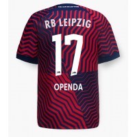 Stroje piłkarskie RB Leipzig Lois Openda #17 Koszulka Wyjazdowej 2023-24 Krótki Rękaw